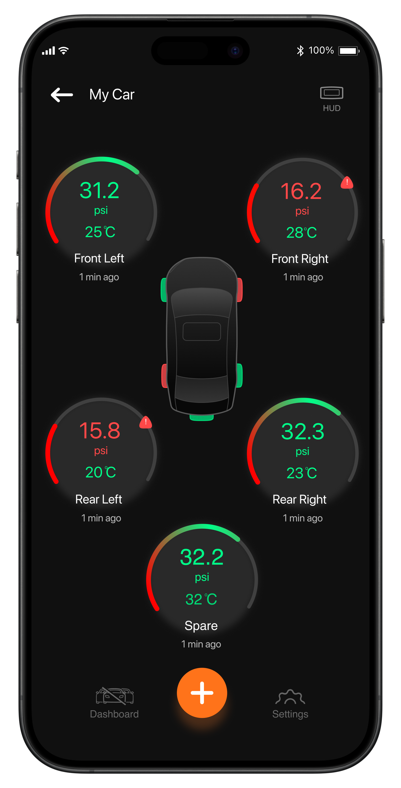 SensAiry App Interface